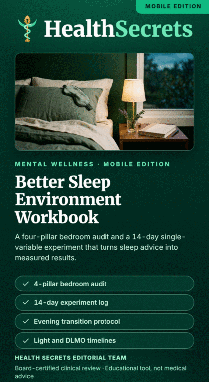 Better Sleep Environment Workbook