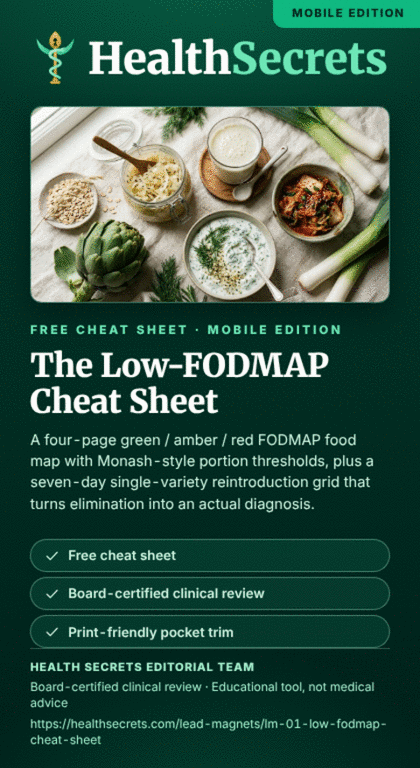 The Low-FODMAP Cheat Sheet