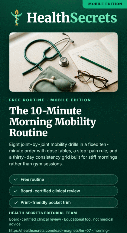 The 10-Minute Morning Mobility Routine