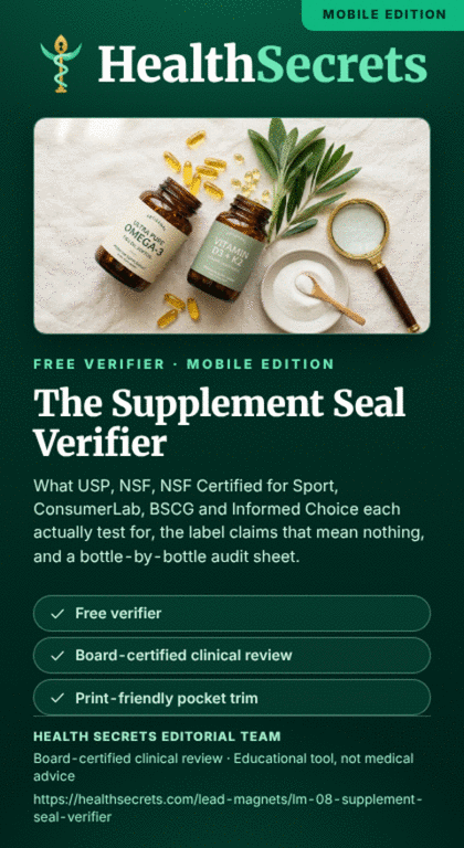 The Supplement Seal Verifier