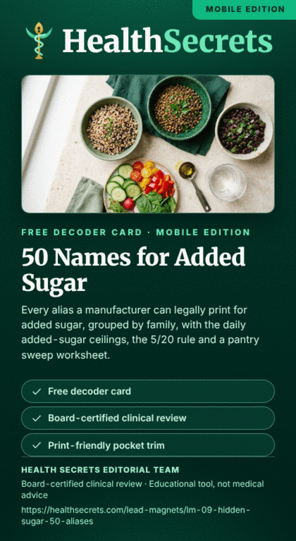 50 Names for Added Sugar