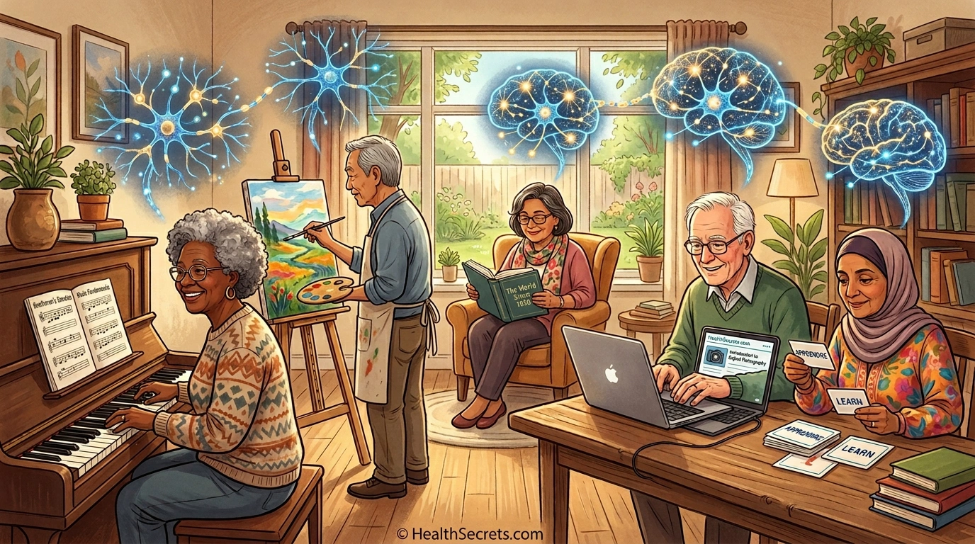 Older adults engaged in lifelong learning activities building cognitive reserve against dementia