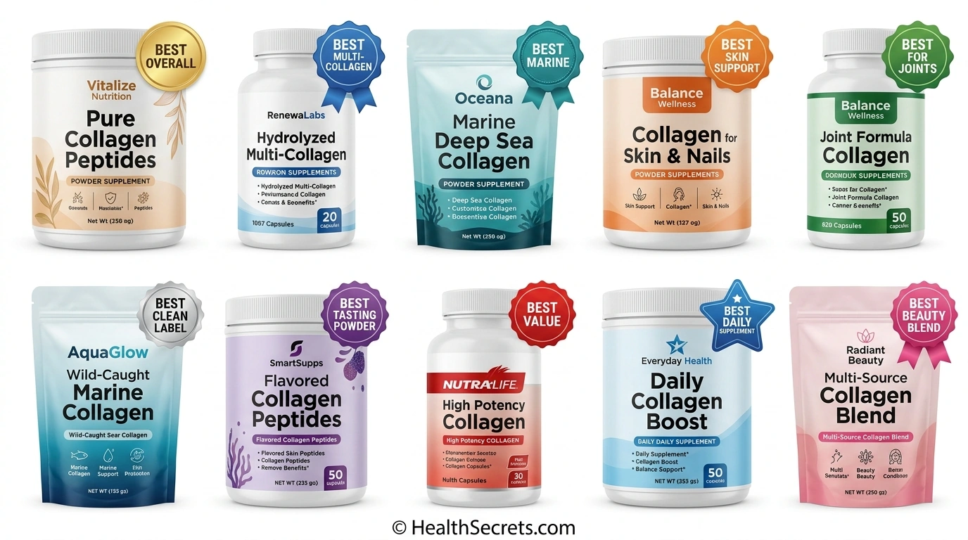 Comparison of hydrolyzed collagen peptides, gelatin, and undenatured UC-II collagen showing differences in form and function