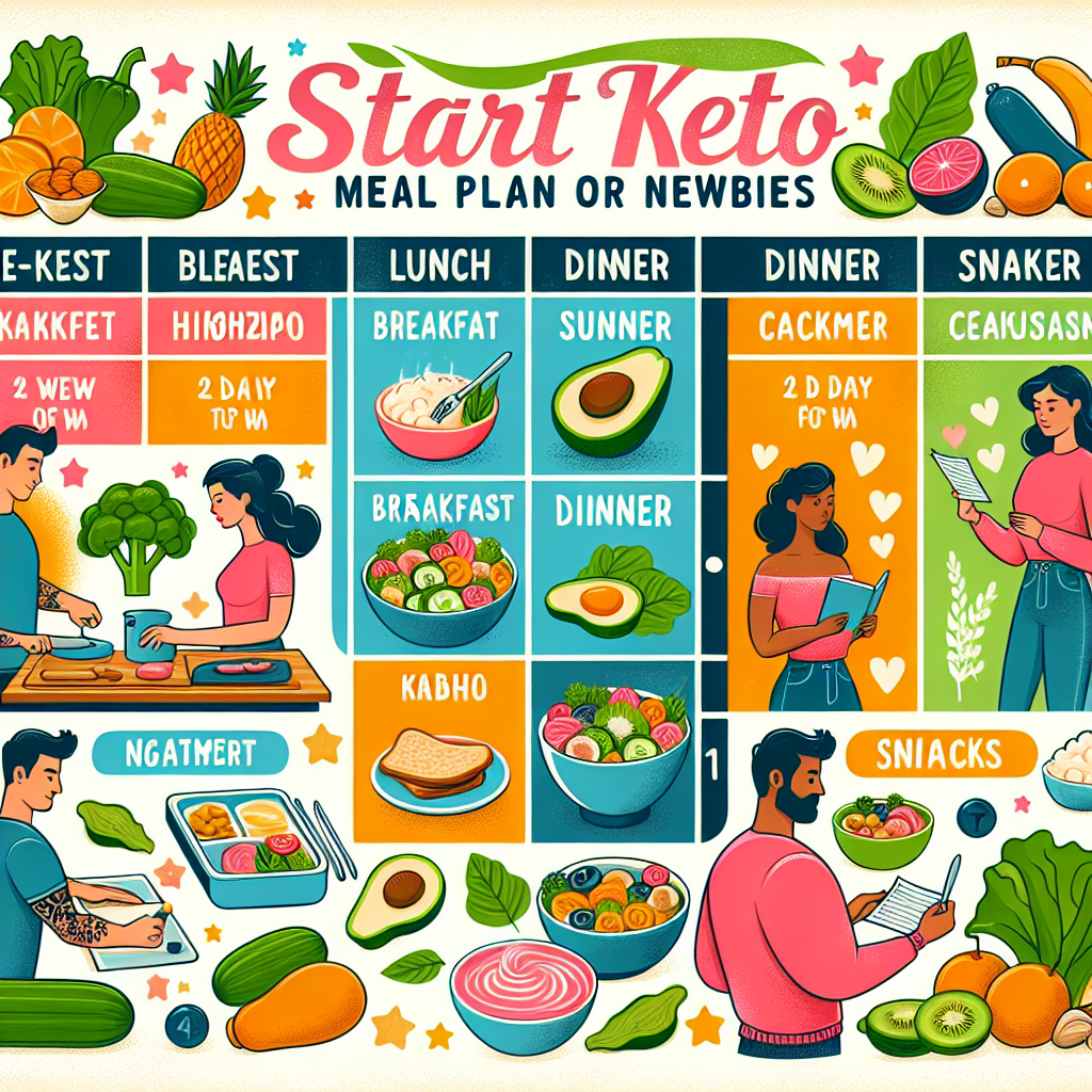 Start Keto: Meal Plan for Newbies