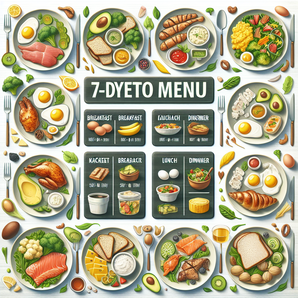 7-Day Keto Menu: Your Easy Guide